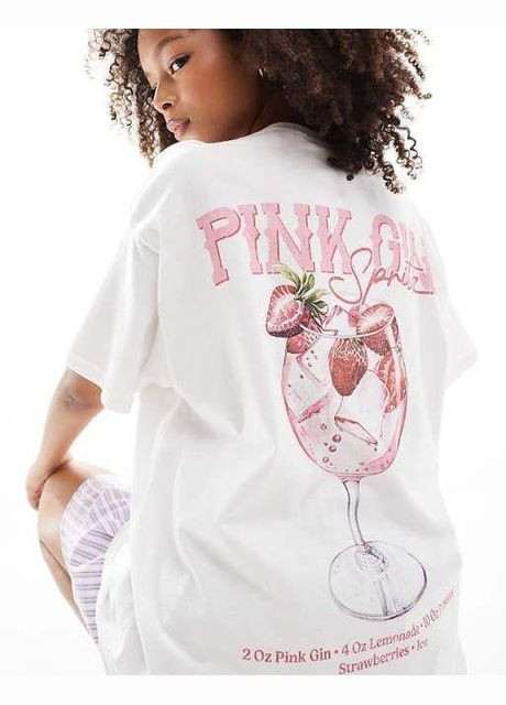 Футболка жіноча з принтом 48 Біла 2664085885 No Brand - (341249761)