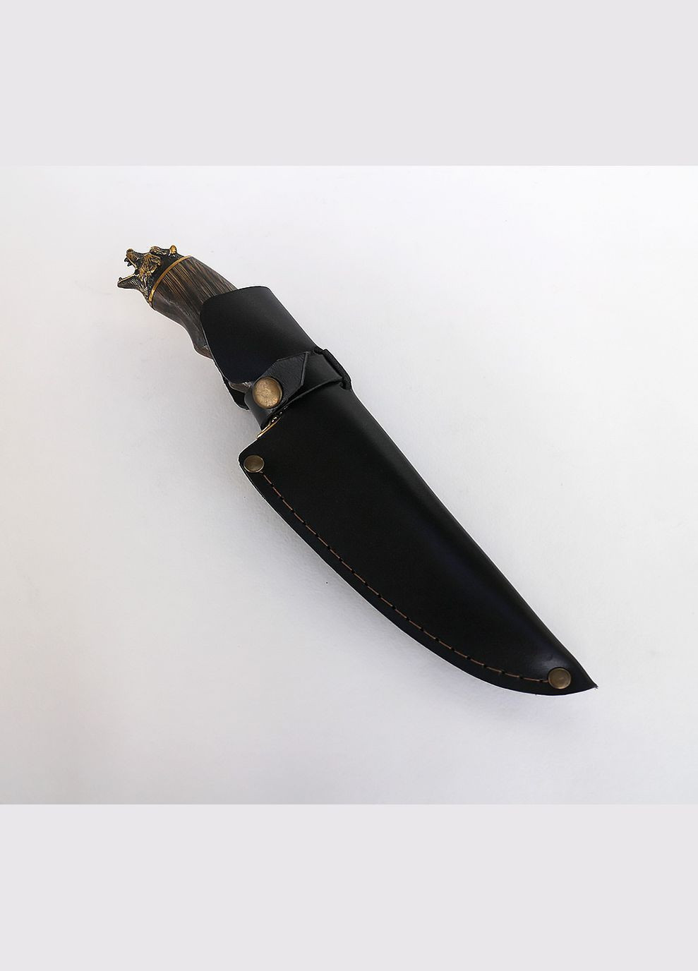 Мисливський ніж Ведмідь бронза ручної роботи (Н022) Гранд Презент (279382104)