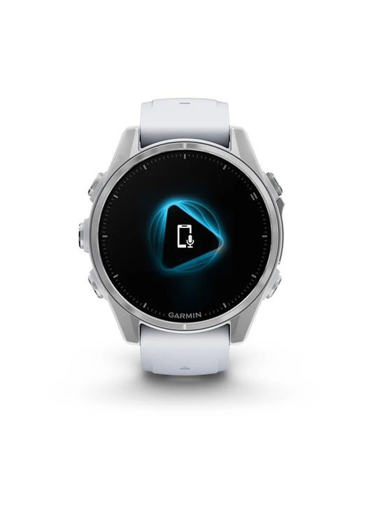 Смарт-годинник Fenix 8 43mm AMOLED Silver with Whitestone Silicone (010-02903-06) Garmin (351559726)