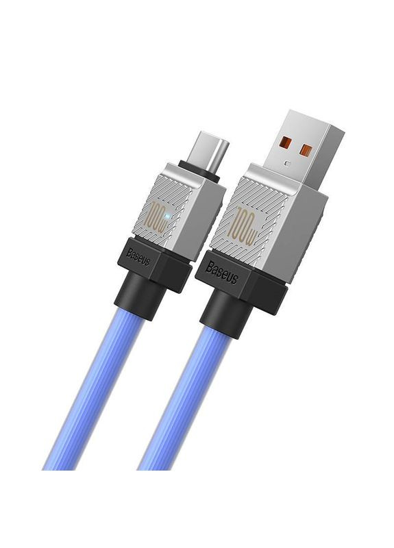 Кабель CoolPlay Series USB to TypeC 100W 1 метр (CAKW000603) голубой Baseus (294205971)