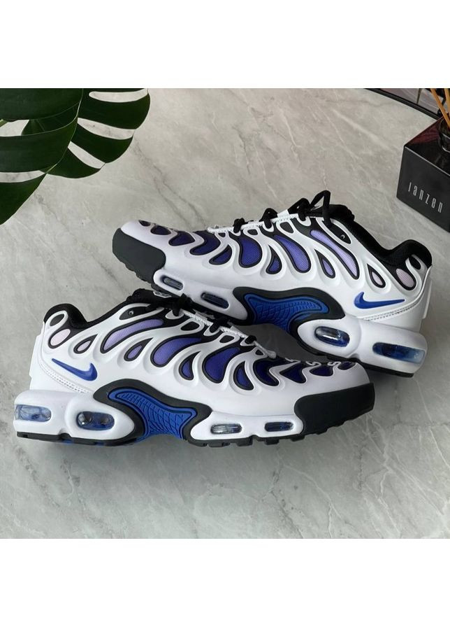 Кроссовки женские и мужские Nike Air Max TN Plus drift white purple | Найк Аир Макс ТН плюс белые фиолетовые No Brand фиолетовые демисезоны (362207194)