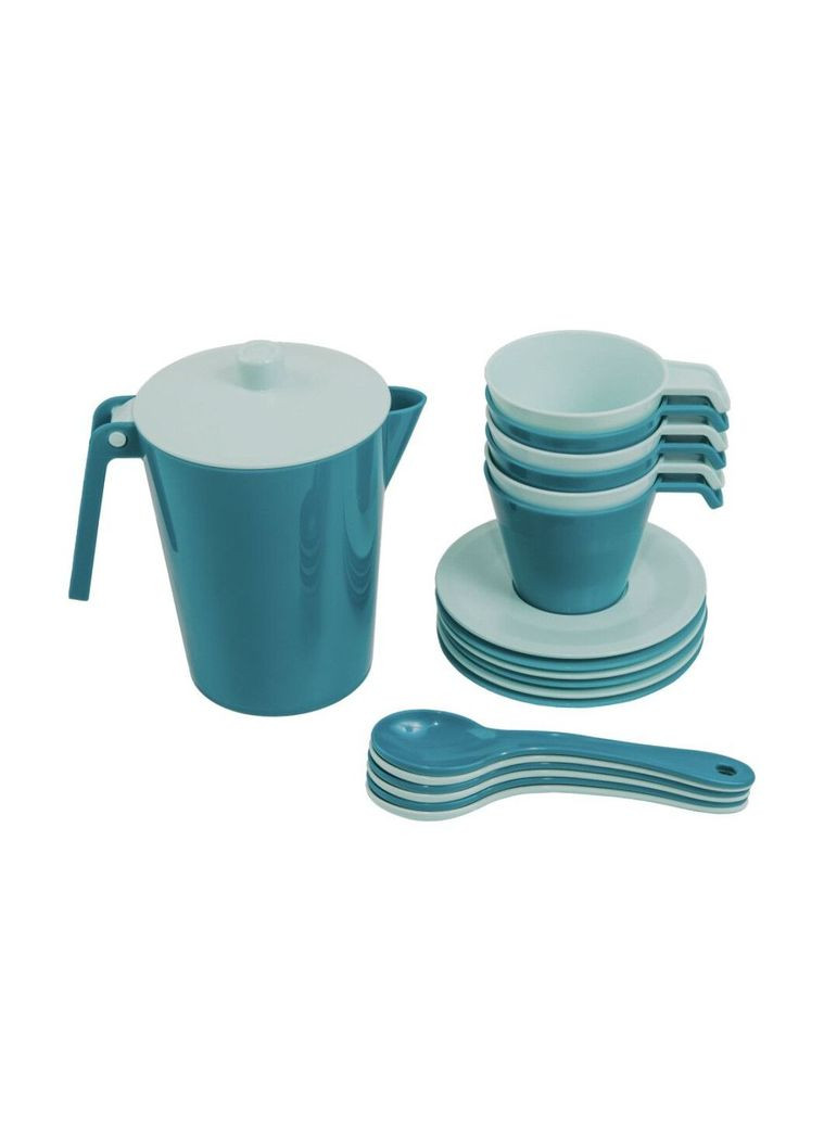 Набір посуду Relax в коробці, 19 елементів, бірюзовий () Tigres 39803 (338181693)