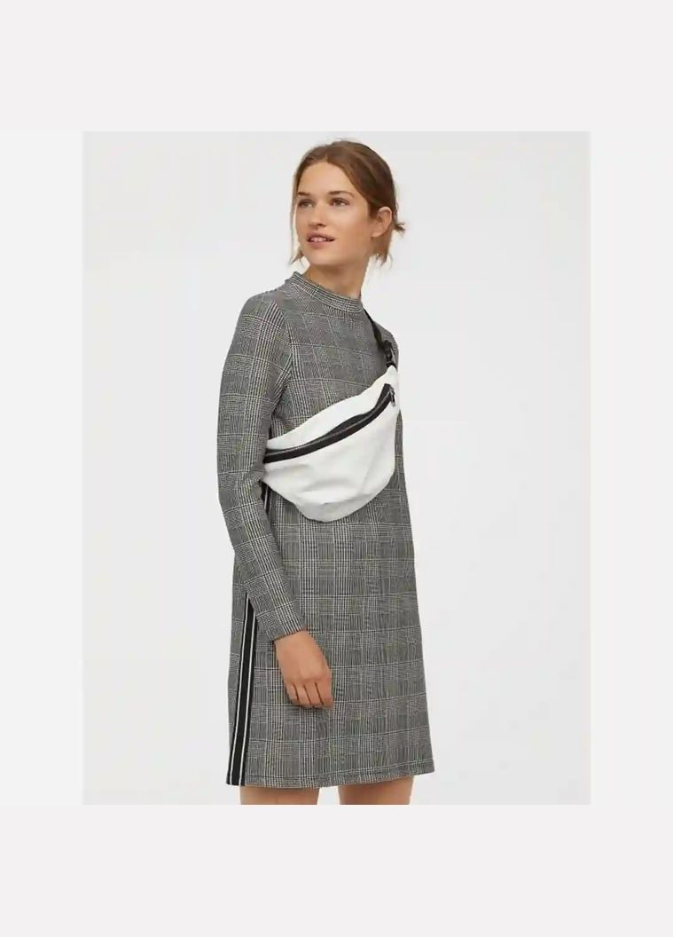 Черно-белое платье H&M