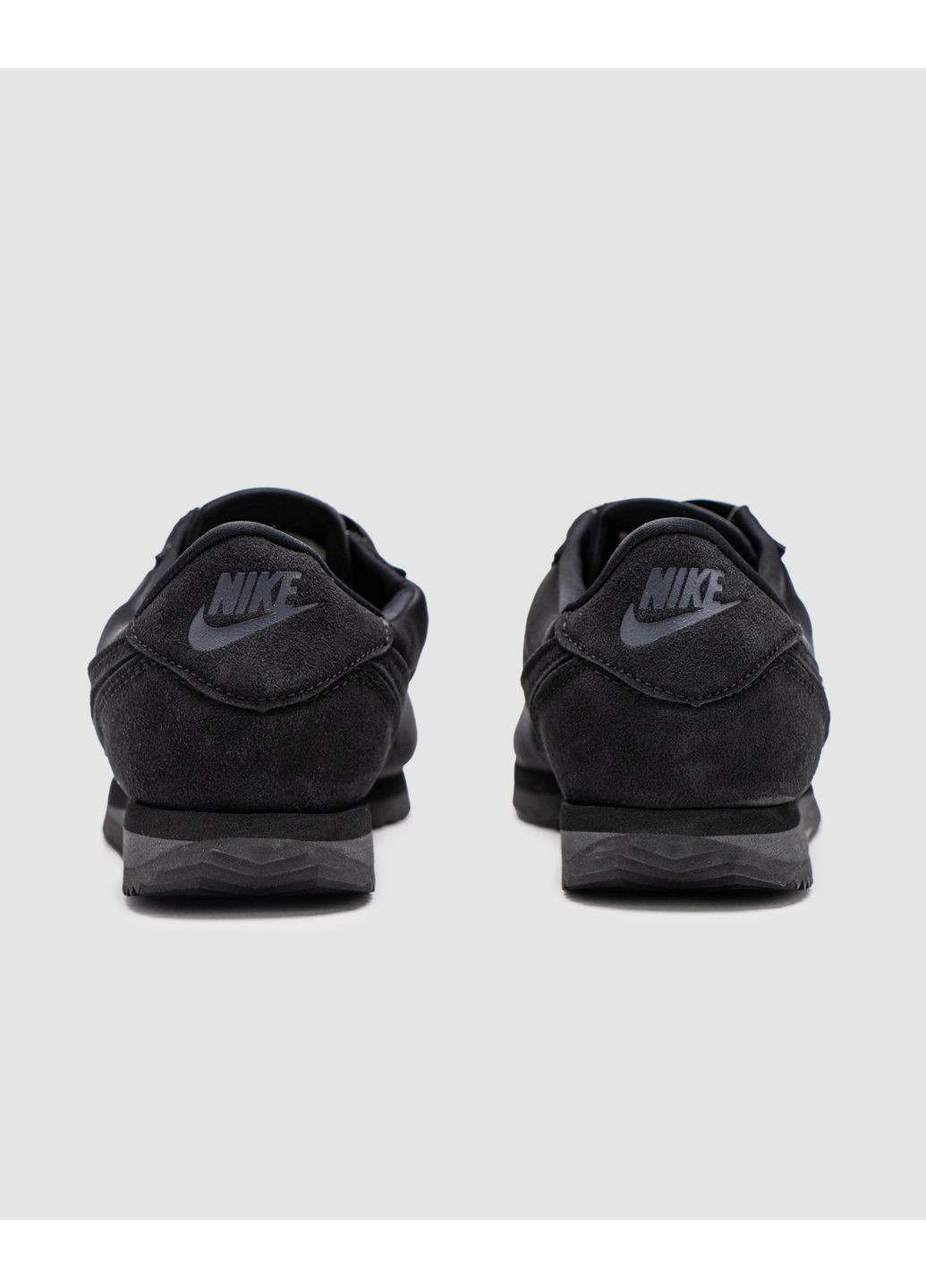 КРОССОВКИ ЖЕНСКИЕ NIKE CORTEZ TRIPLE BLACK НАЙК КОРТЕЗ No Brand чёрные демисезоны (367167603)