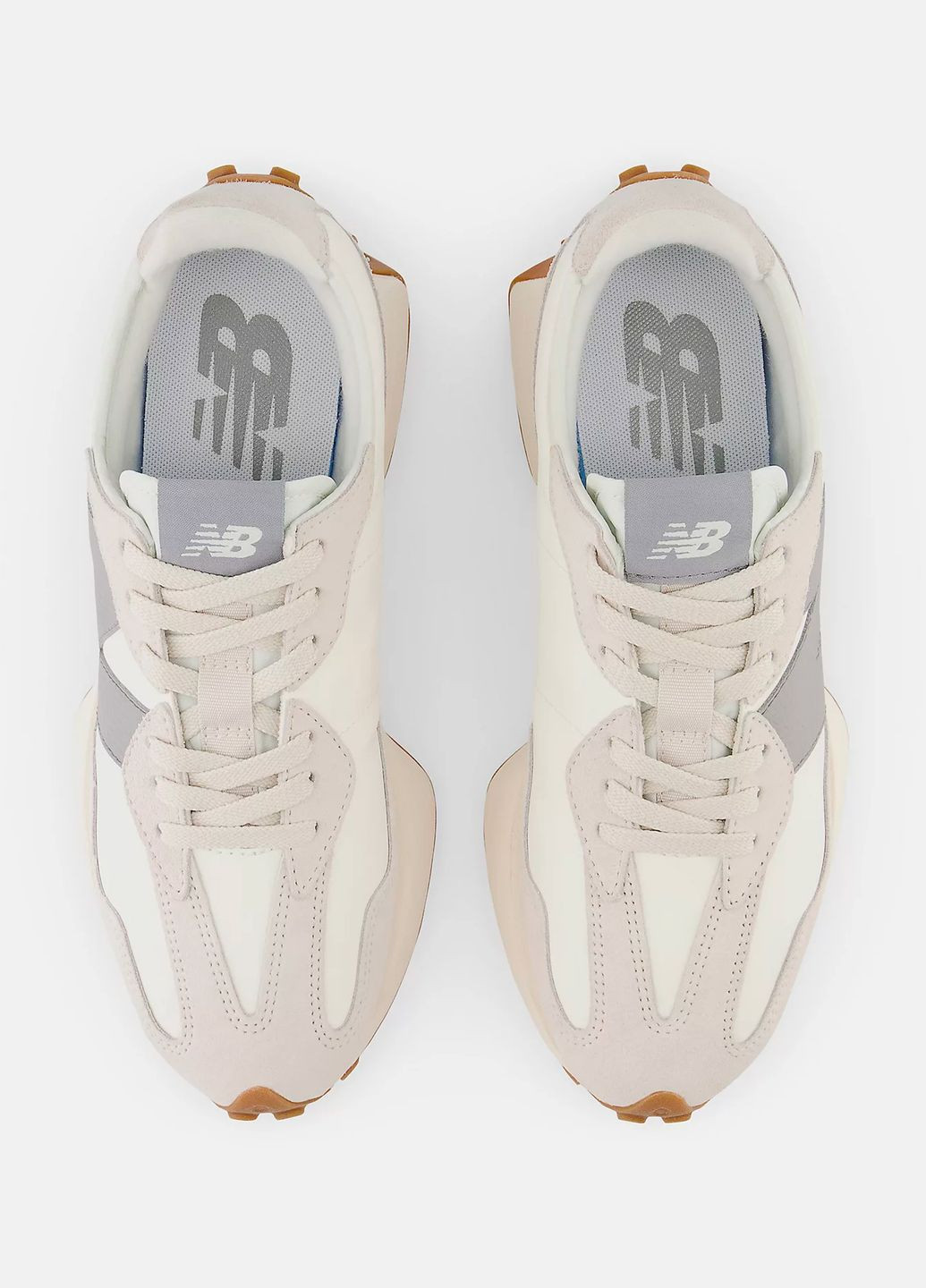 Кросівки жіночі 327 U327LT весна-літо замша текстиль сірі New Balance сірі всесезони (320171391)