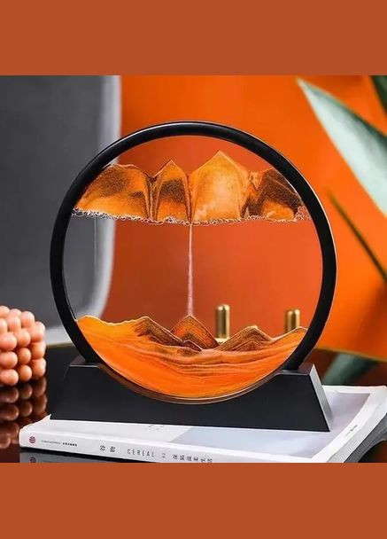 Пісочна картина, рухома декоративна картина з кольоровим піском 3D Оранжева No Brand (294962275)