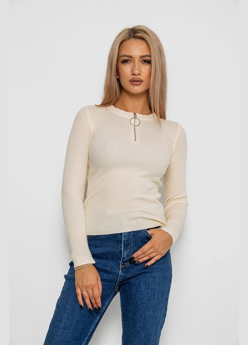 Кофта женская на молнии в рубчик,, 204R003 Ager (315789403)