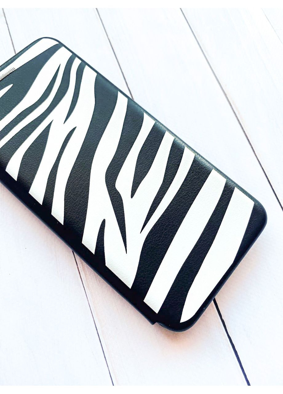 Чохол-книжка з малюнком для Samsung Galaxy A32 5G Чорний; Фон Зебра (принт 91) G-Case (359495076)