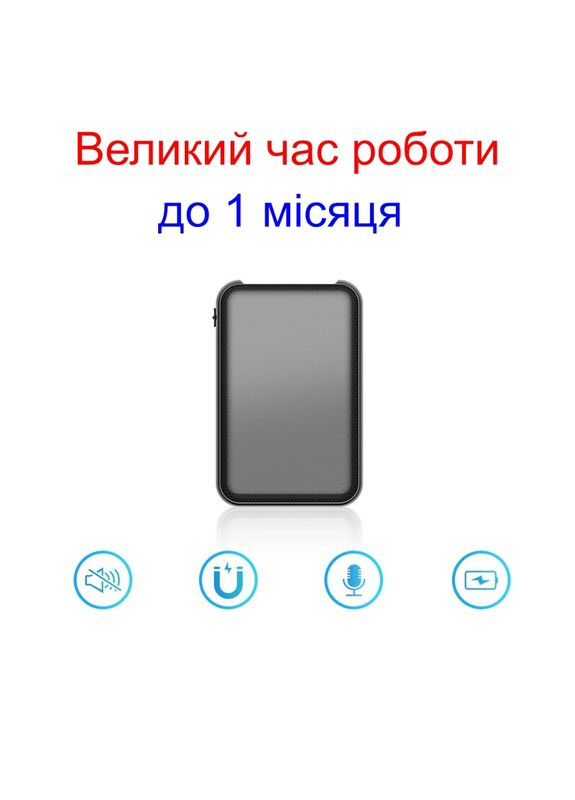 Диктофон с большим временем работы до 700 часов Q75, память 16 Гб (101038) Nectronix (321960441)