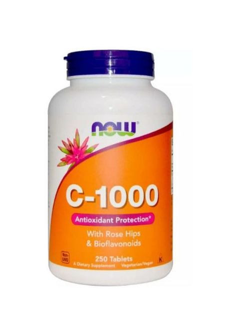 Vitamin C-1000 Rose Hips And Bioflavonoids 250 Tabs NF0687 Now Foods (362419068)