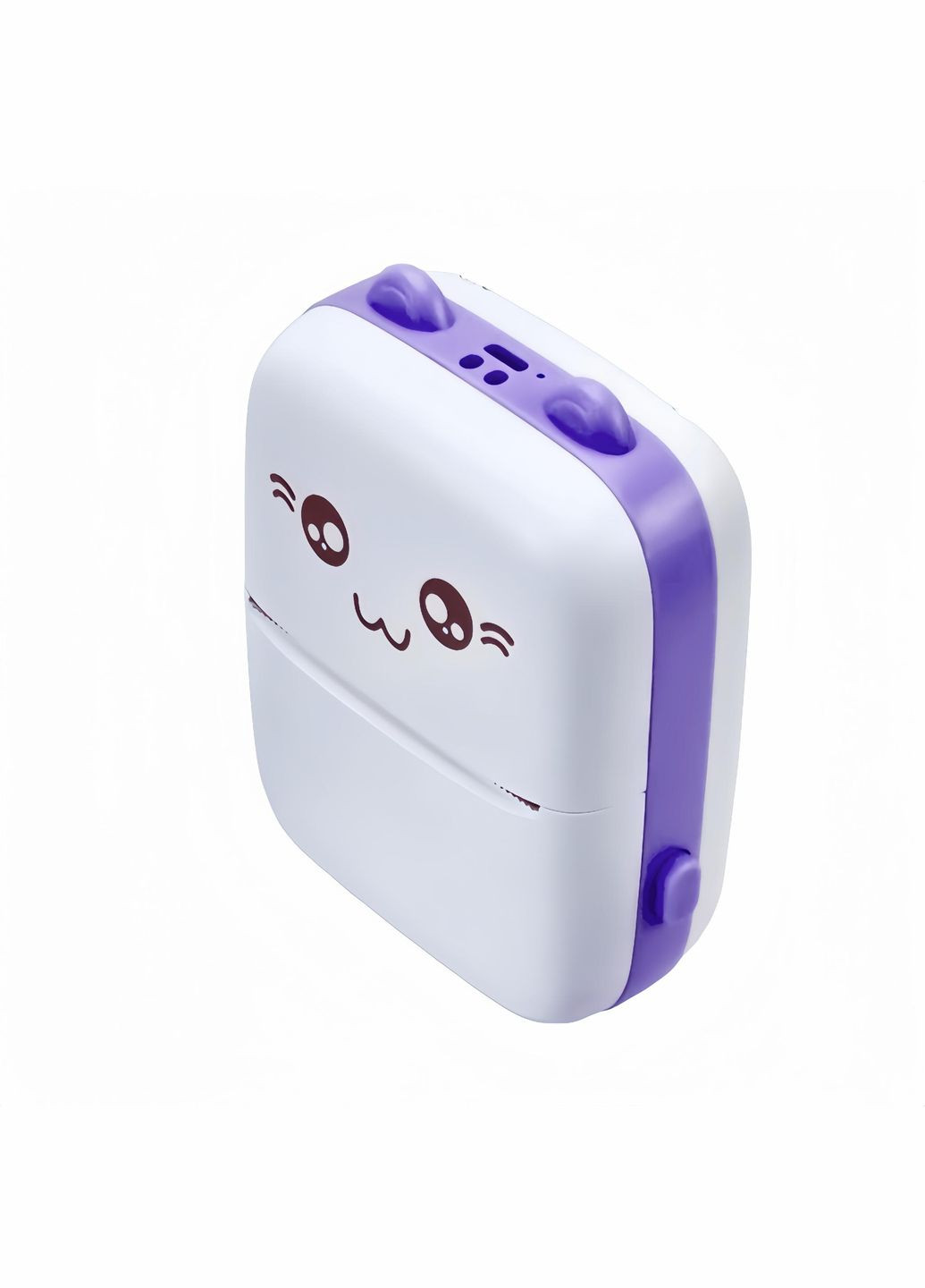 Детский мини принтер с набором бумаги 4 шт Белый с фиолетовым No Brand (299153193)