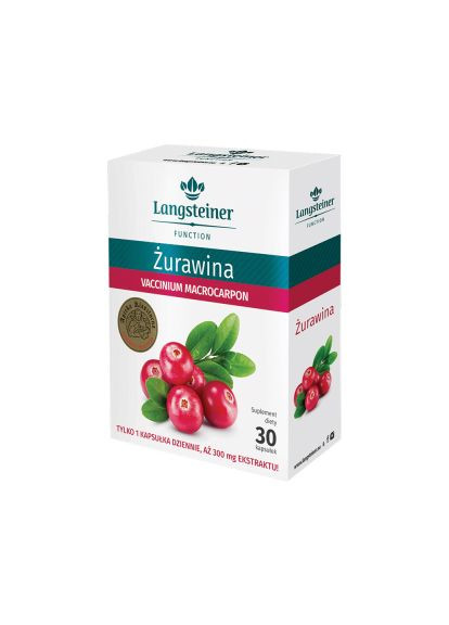 Диетическая добавка "Клюква", 30 капсул Langsteiner (282957188)