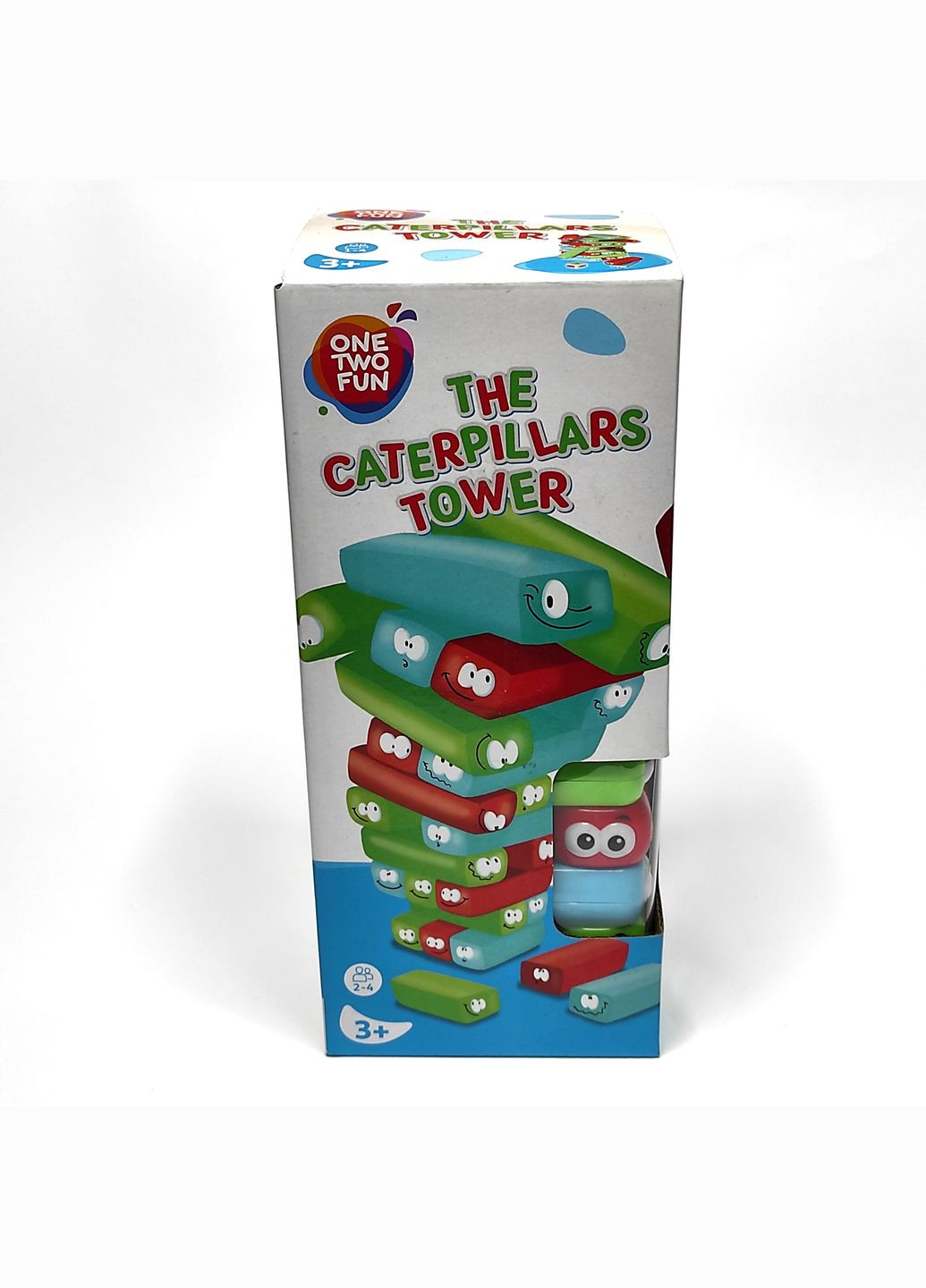 Настольная игра Джанга цветная Падающая башня с кубиком FFC (316222336)