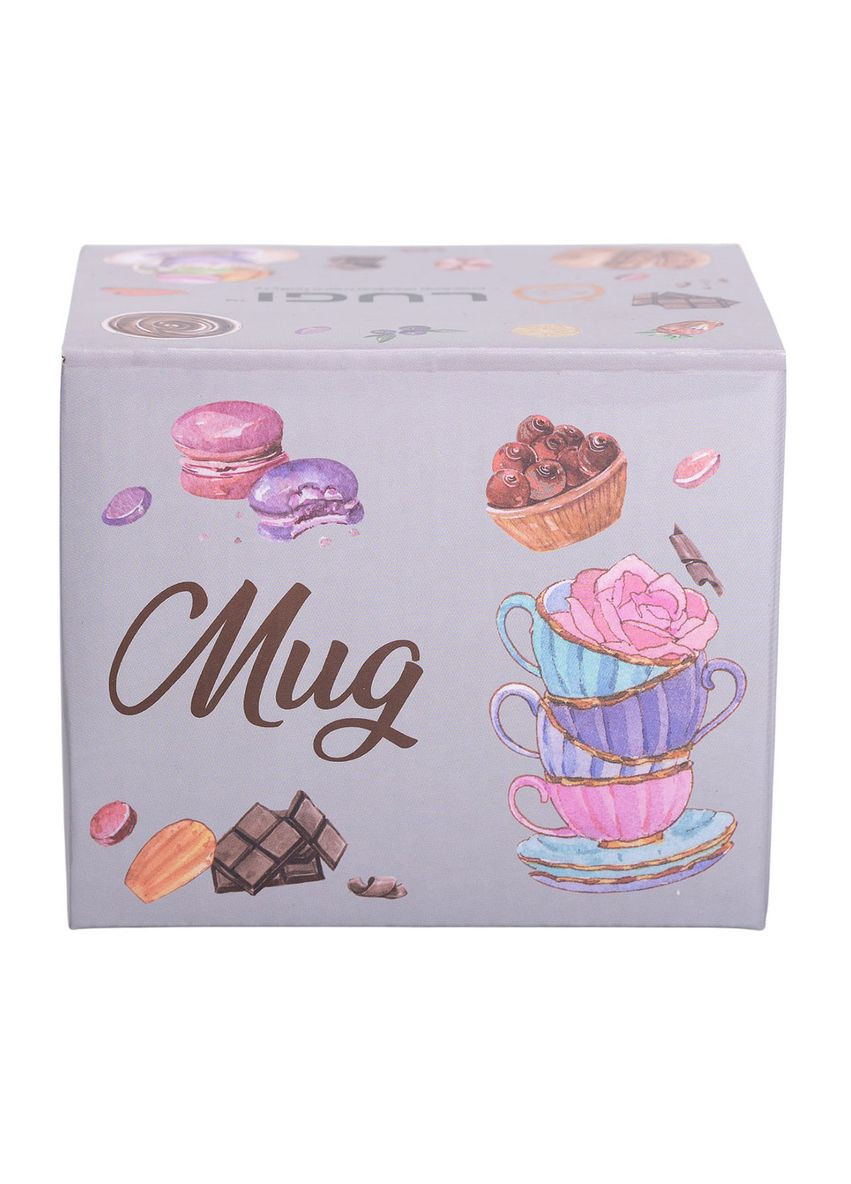 Чашка керамічна 400 (мл) із сердечками для чаю та кави Liling Rongxiang Ceramic (357207140)