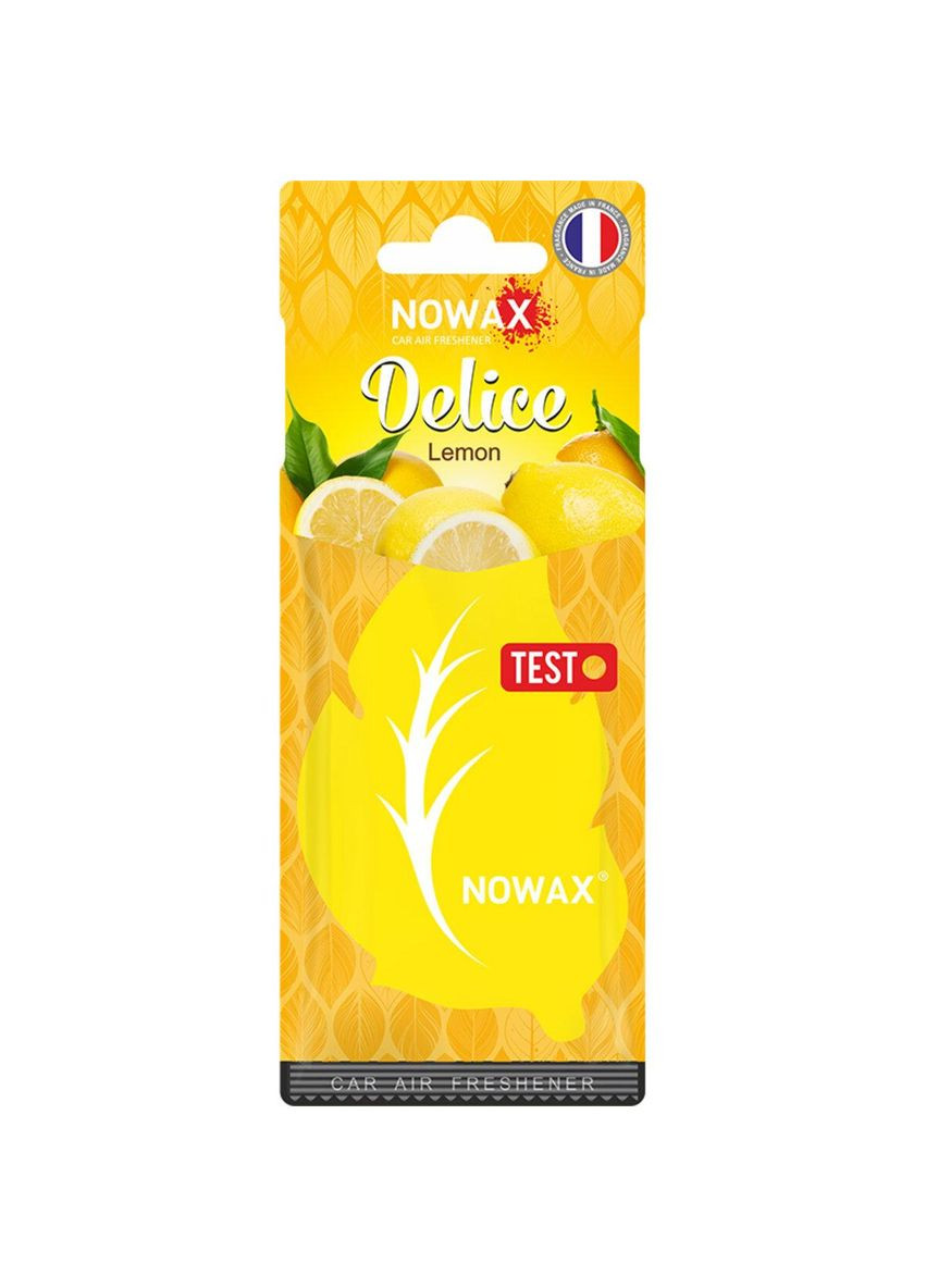 Ароматизатор воздуха целлюлозный серия Delice Lemon Nowax (280876797)