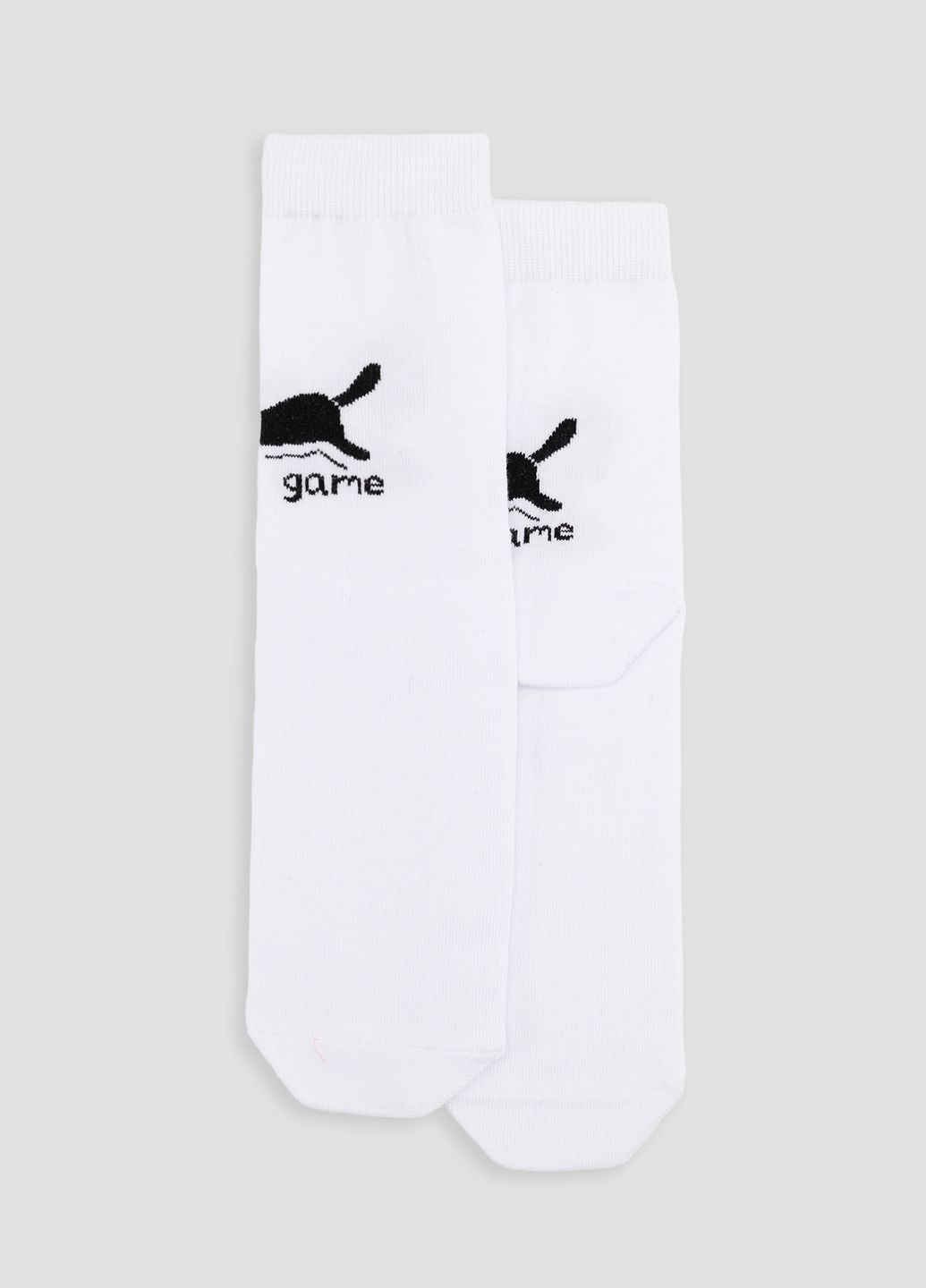 Білі жіночі шкарпетки, високі колір білий цб-00269913 Yuki (316230413)