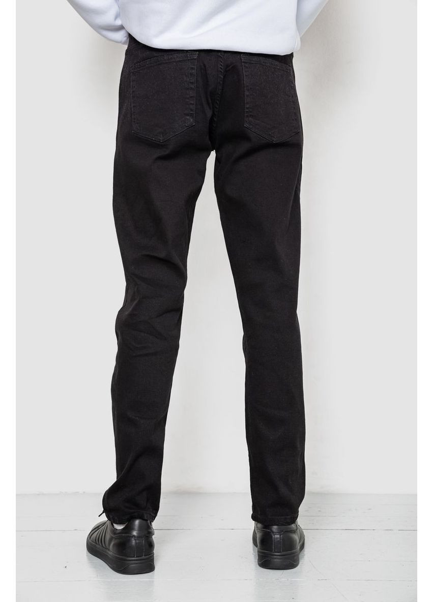 Черные демисезонные прямые джинсы мужские средней посадки, 244r8348 Ager