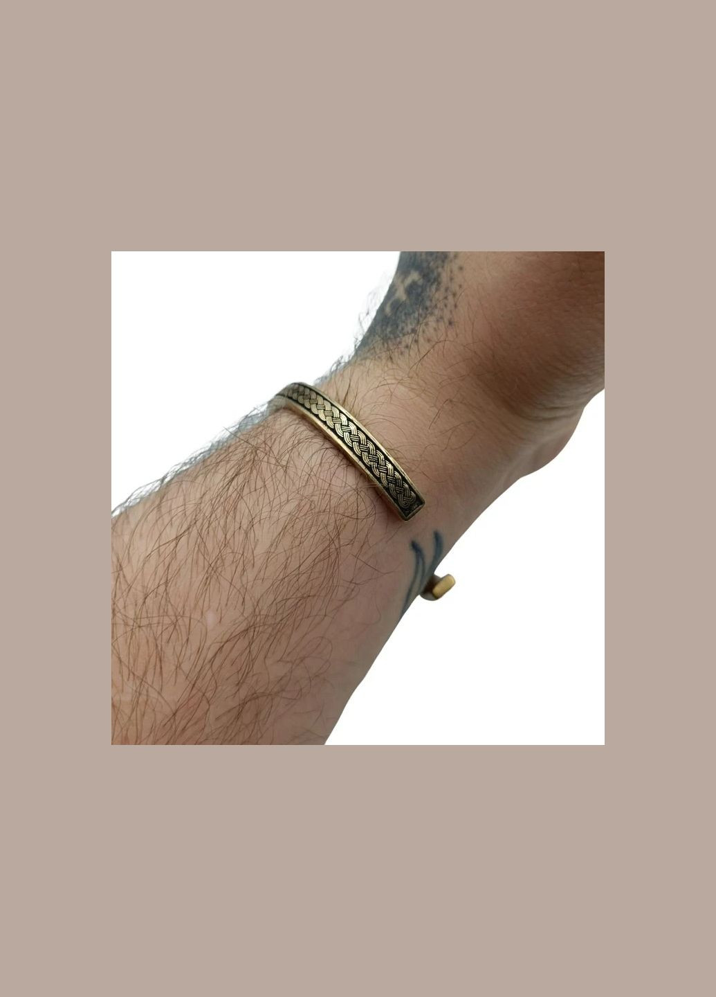 Браслет вікінга з орнаментом Борре 3 ручне лиття бронза No Brand (345640670)