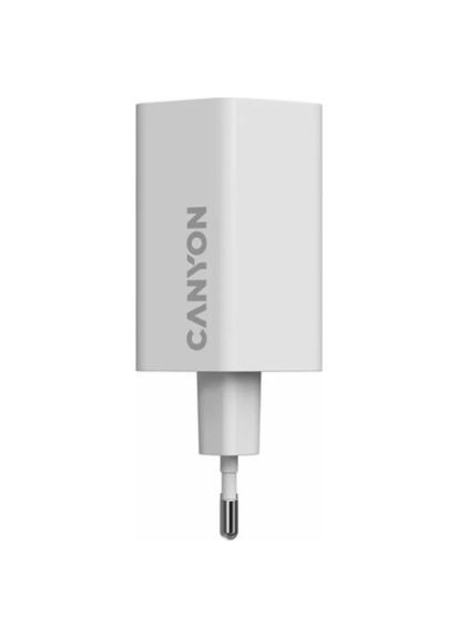 Зарядний пристрій Canyon (CND-CHAHEX65W) VAG HEXAGON 65 GaN 65W 2xPD 1xQC EU White (370017306)