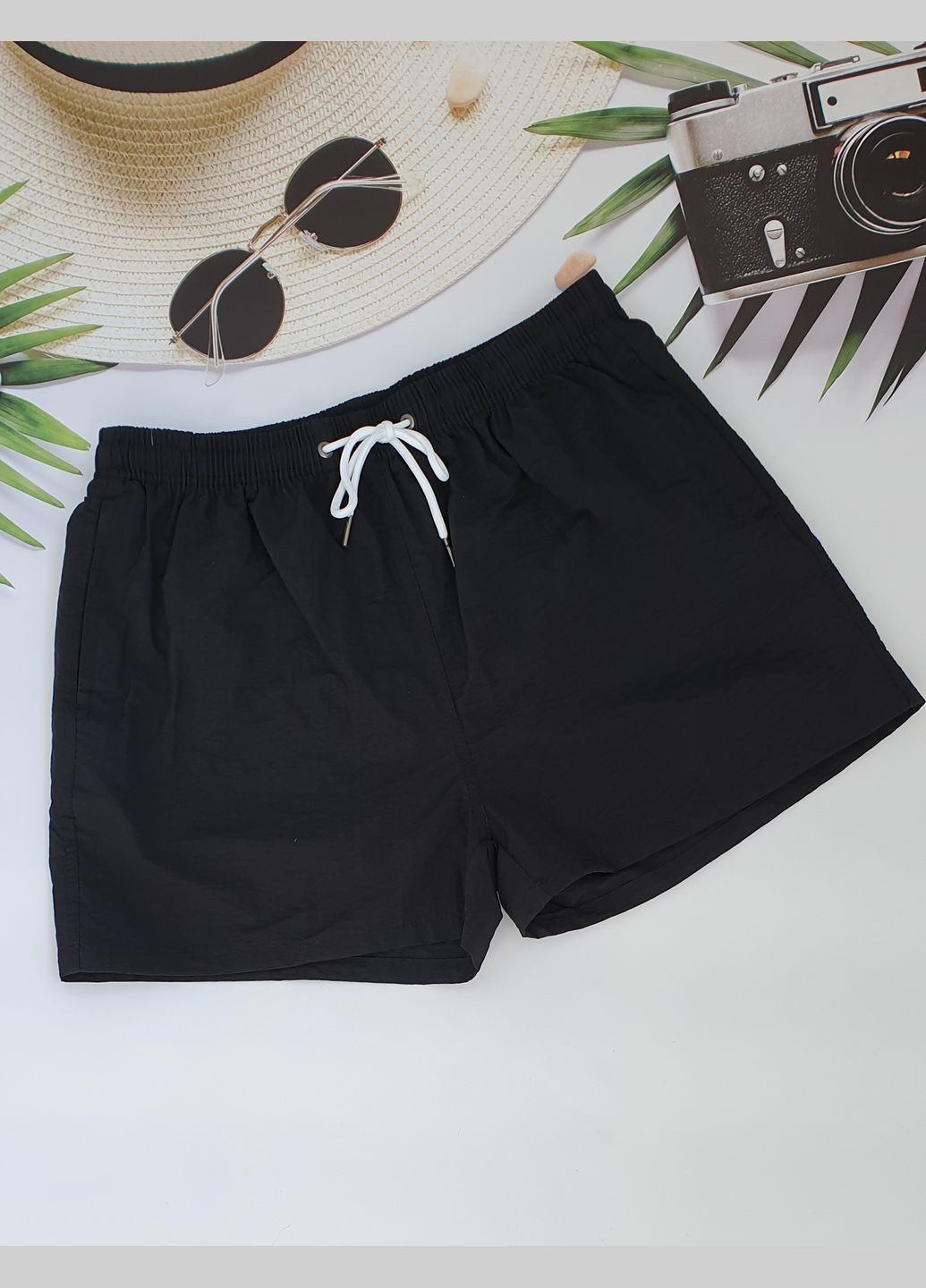 Чоловічі купальні шорти однотоннні No Brand (322774639)