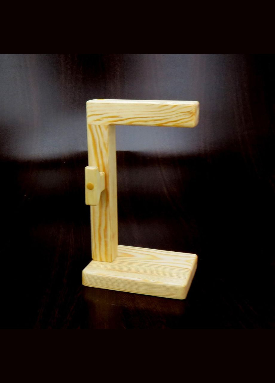 Стойка для наушников из дерева Миллер ваниль (НУП-001702) No Brand (328414925)