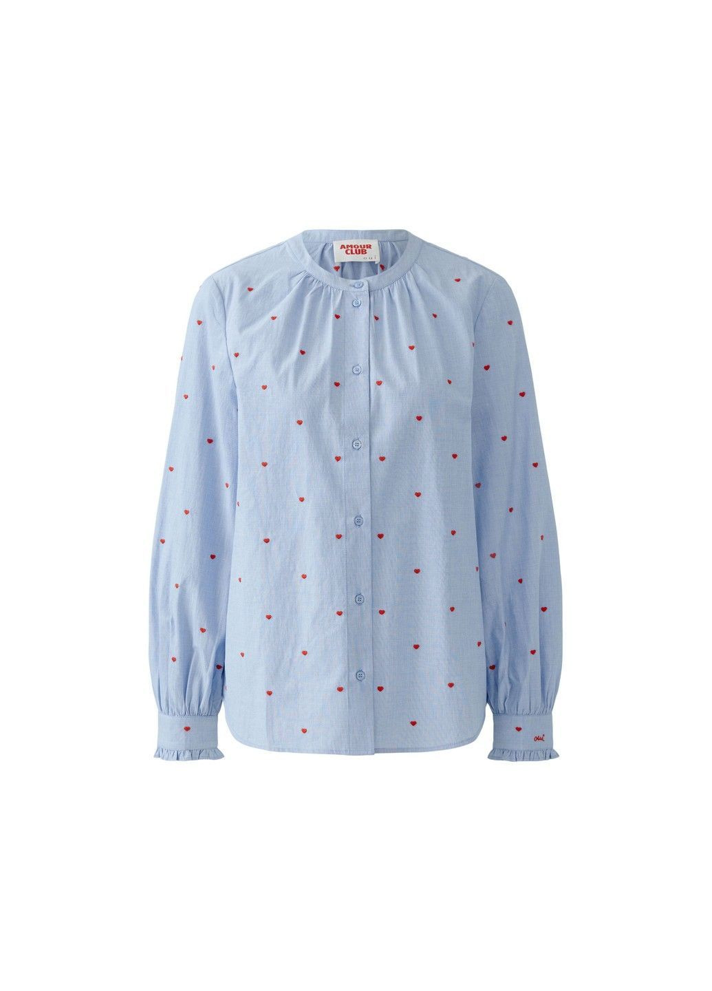 Голубая женская блуза голубой Oui