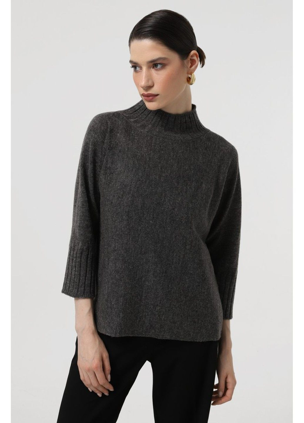 Темно-серый зимний джемпер jw959 Sewel