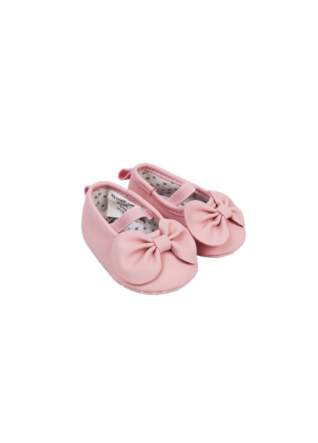 Розовые пинетки - туфельки для новорожденной 16 розовый Primark