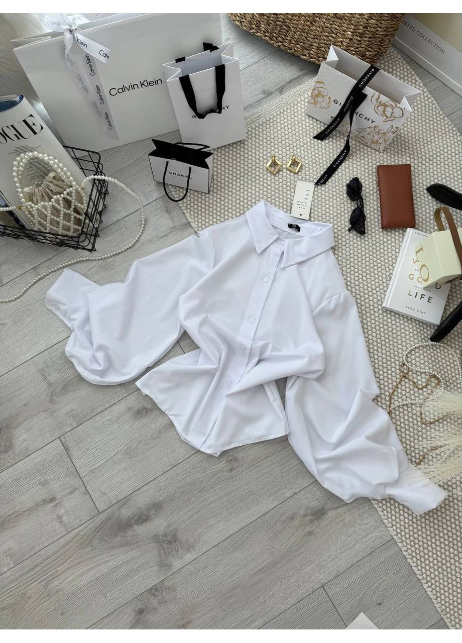 Белая повседневный рубашка Україна