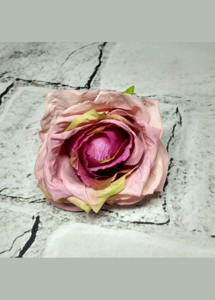 Искусственная головка Роза диаметр 7 см Сиреневая No Brand (331633421)