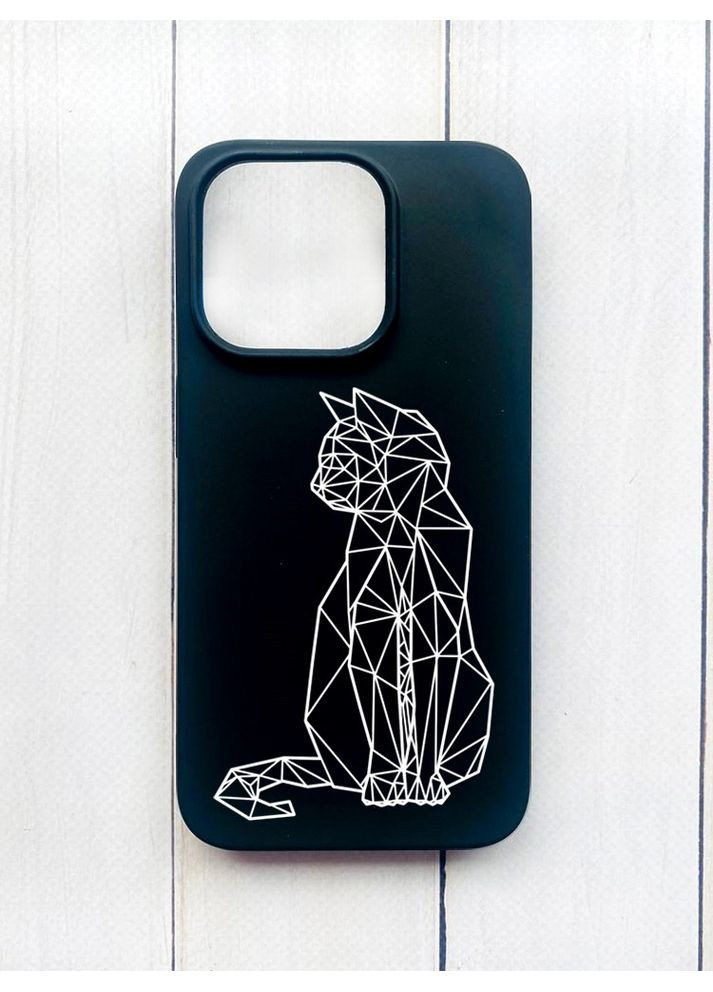 Матовый чехол на iPhone 15 Plus:: Кошечка (принт 125) Creative (360700910)