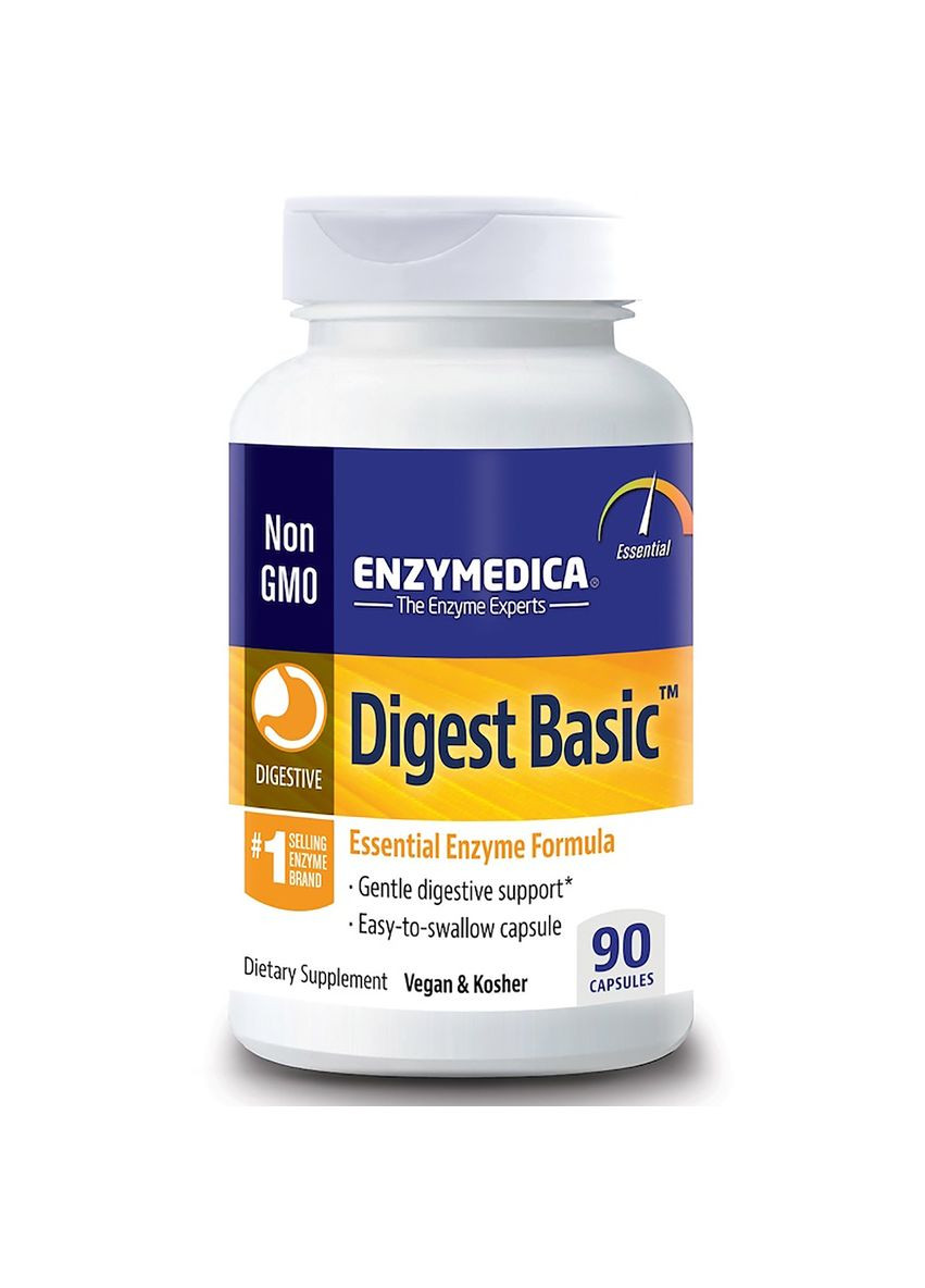 Пищеварительные Ферменты (Формула Энзимов), Digest Basic,, 90 капсул Enzymedica (326055110)