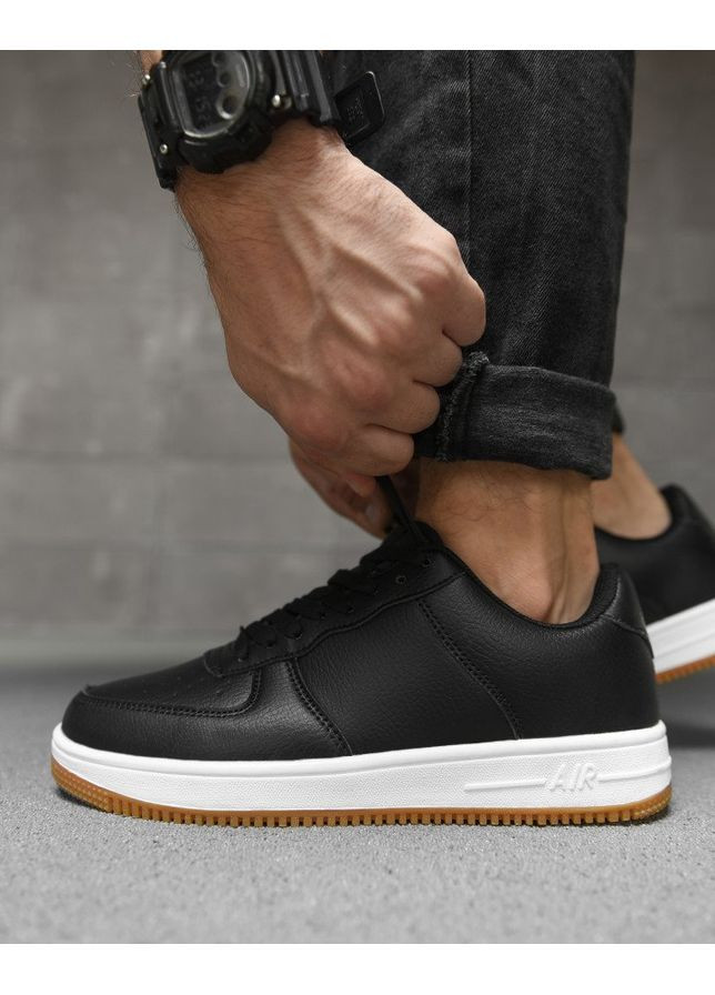 Чорно-білі Осінні чоловічі кросівки нв 710-19 black No Brand