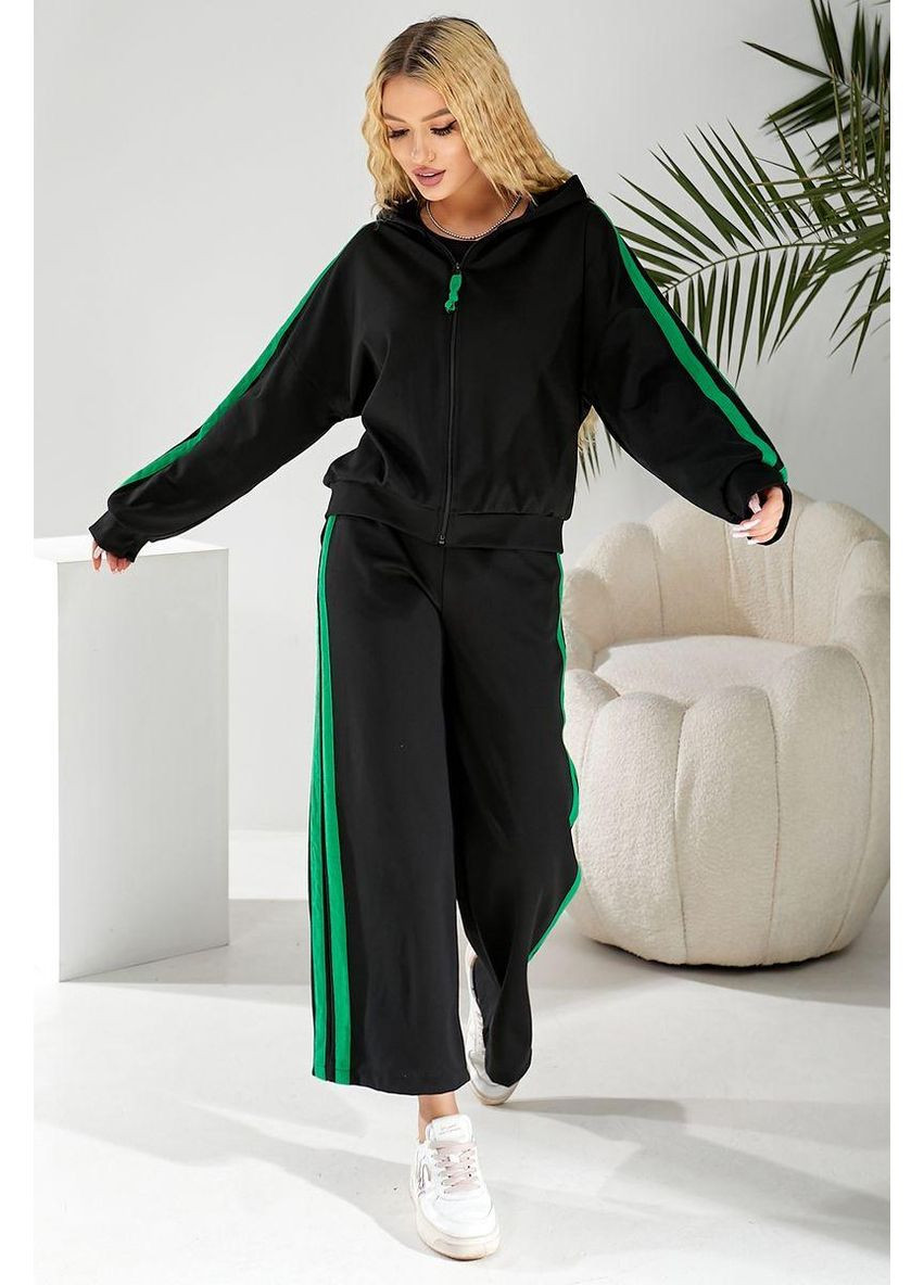 Спортивный костюм женский, цвет черный, 257R331 No Brand (365622935)