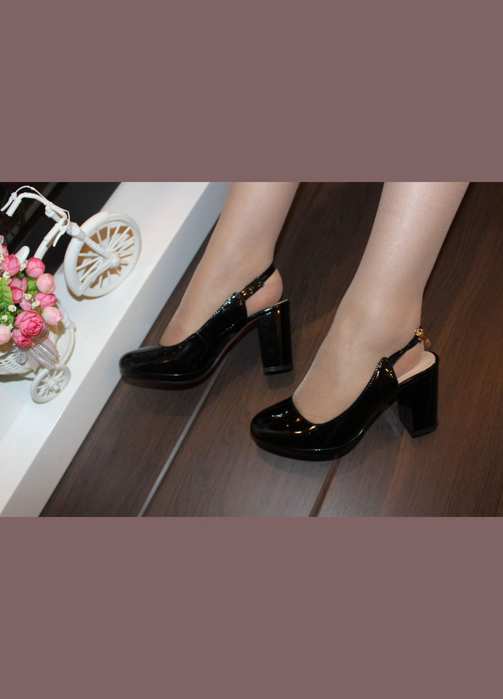 Босоніжки жіночі чорні на підборах Gallop Босоніжки жіночі літні (336386844)