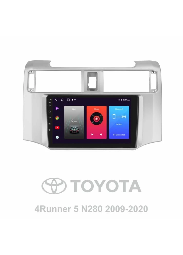 Штатна магнітола F9216 2+32 Gb Toyota 4Runner 5 N280 2009 - 2020 9" Sigma (378908312)