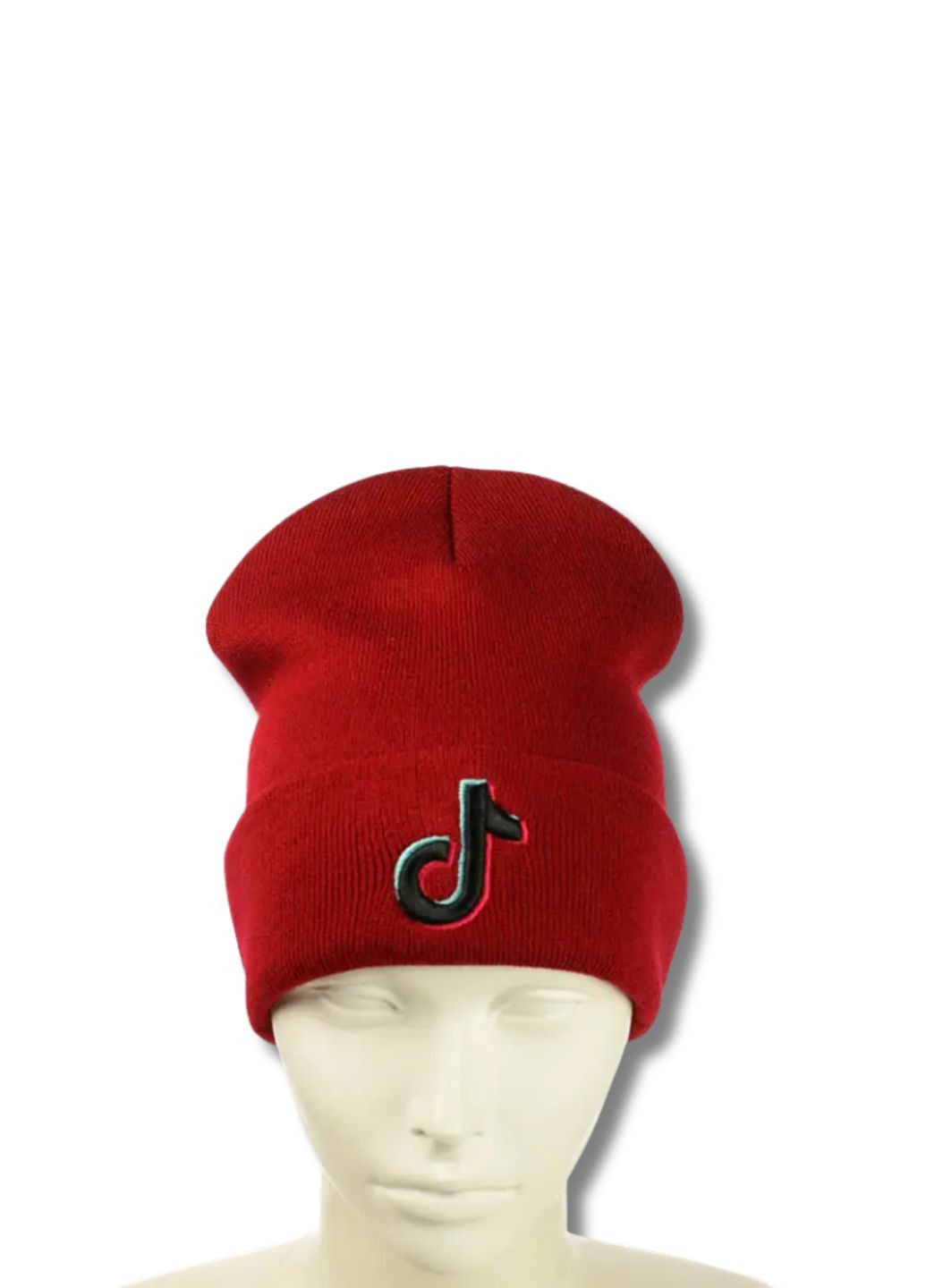 Дитяча демісезонна шапка біні ТікТок / TikTok No Brand Дитяча шапка біні з вишивкою (347146986)