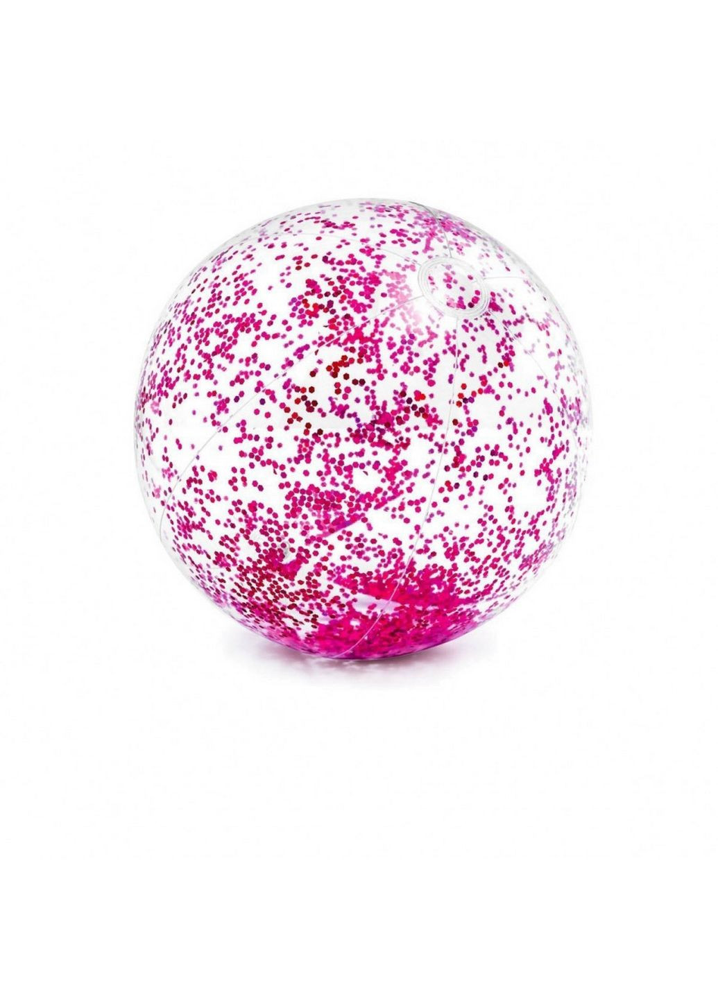 Надувной пляжный мяч Малиновый пляжный с ремкомплектом Intex (288185807)