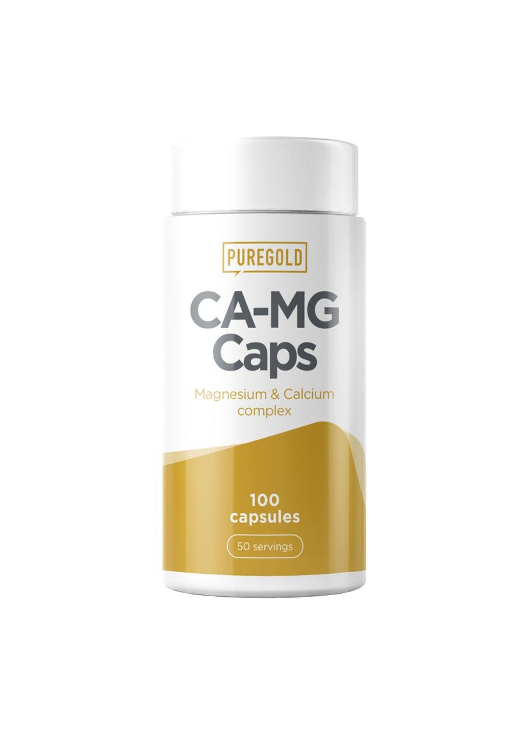 Комплекс Кальцій та Магній CA-MG - 100 таб Pure Gold Protein (278365302)