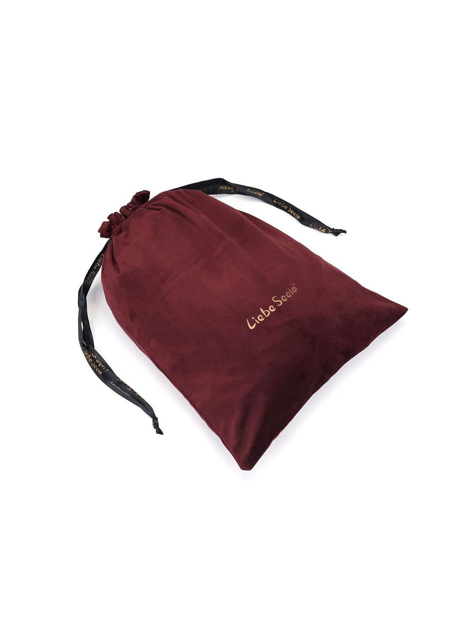 Бархатный мешочек для хранения игрушек Liebe Seele Wine Red Large Storage Bag Oblong, 34х45 см No Brand (303907308)