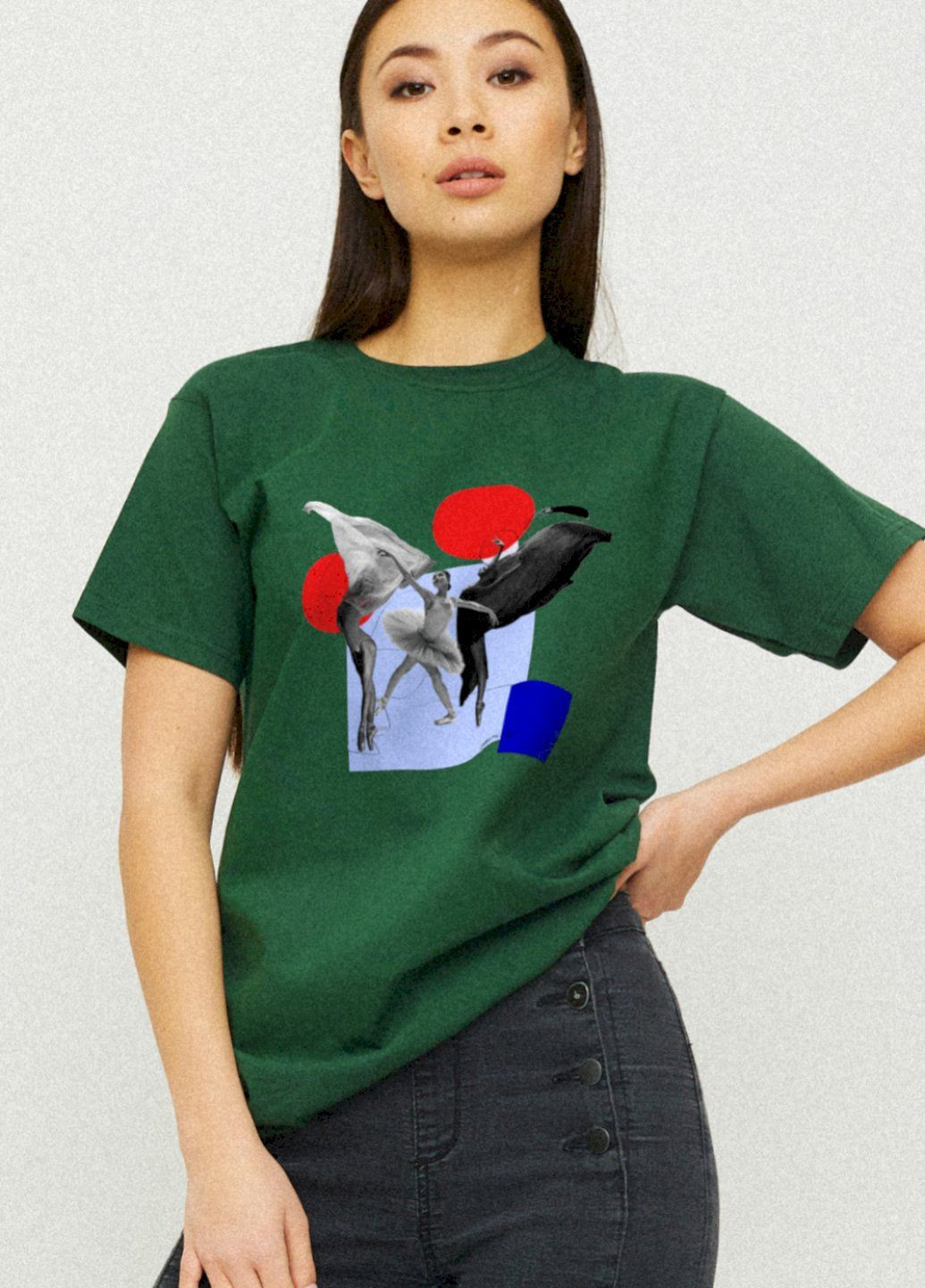 Футболка Boyfriend / air print / YAPPI - (252386574)