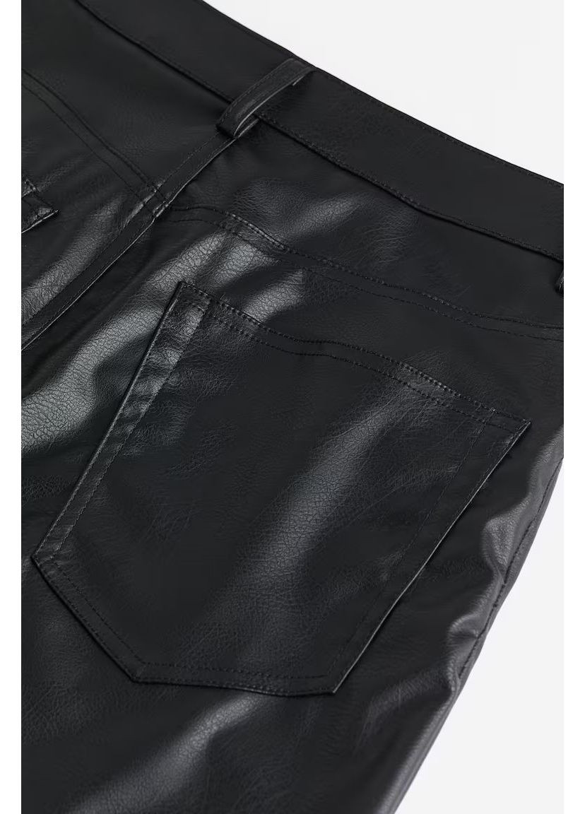 Широкі штани з еко шкіри H&M (360576383)