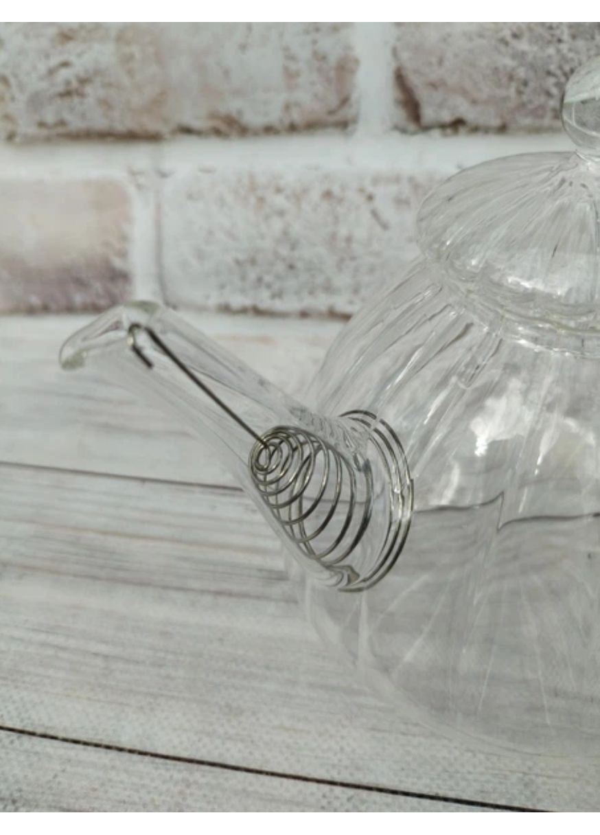 Заварочный чайник Wave Uva стеклянный 1л Прозрачный GK-5805 Topaz (369761891)