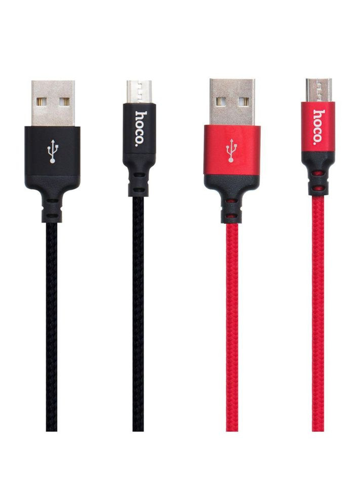 Кабель Micro USB для зарядки телефона, смартфона/зарядный шнур провод микро юсб для передачи данных 2м Hoco (361065445)