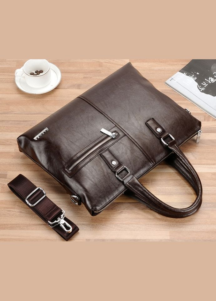 Качественная мужская сумка для документов А4 мужской портфель дипломат деловой эко кожа PTR No Brand (336964272)