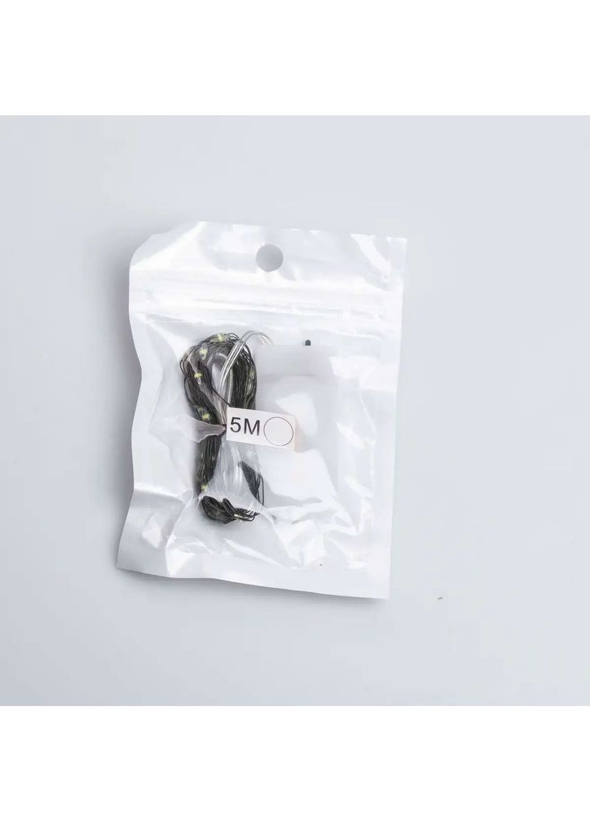 Світлодіодна гірлянда Роса 5 метрів на батарейках 50 led нитка на зеленому дроті біла 50L5MGW (A-033162) Garlando (358933643)