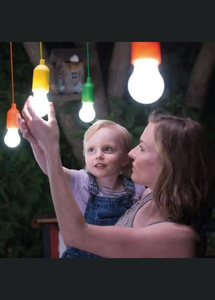 Фонарь лампа BL 15418/ 1158 светодиодный на шнурке розовый Art (325416816)