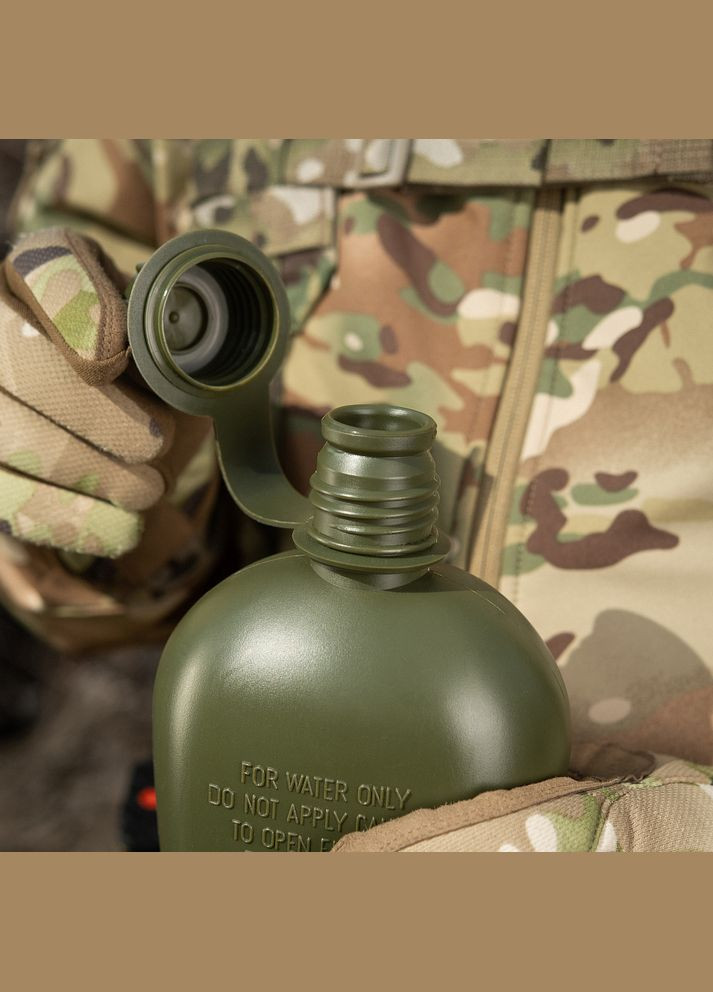Фляга пластиковая 1л. хаки M-TAC (315146989)