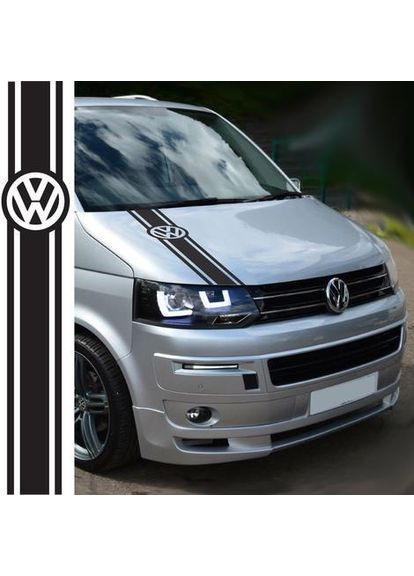 Полоса на капот 3D TUNING STUDIO Фольксваген 1000х130х0.060мм No Brand (362499476)