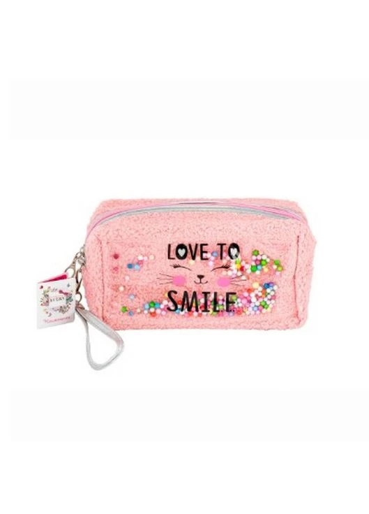Детская косметичка "Love to Kiss" T24810( ) плюшевая T24810(розовый) Lukky (390474307)